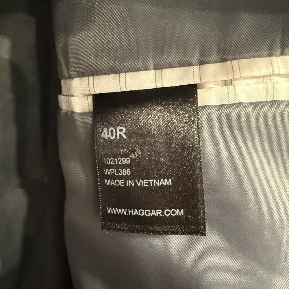 J. R. Haggar Charcoal Men's Blazer - Picture 3 of 3